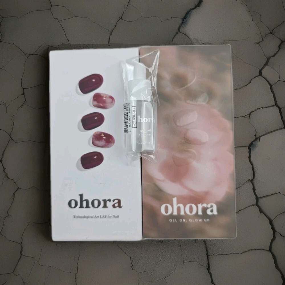 NEW Sealed OHORA Set Of 2 Semi Circular Gel Nails And Gel Nail Removal